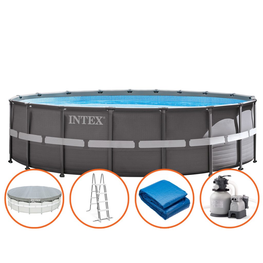 Intex Ultra Frame XTR Pool - 610 x 122 cm - met zandfilterpomp en accessoires